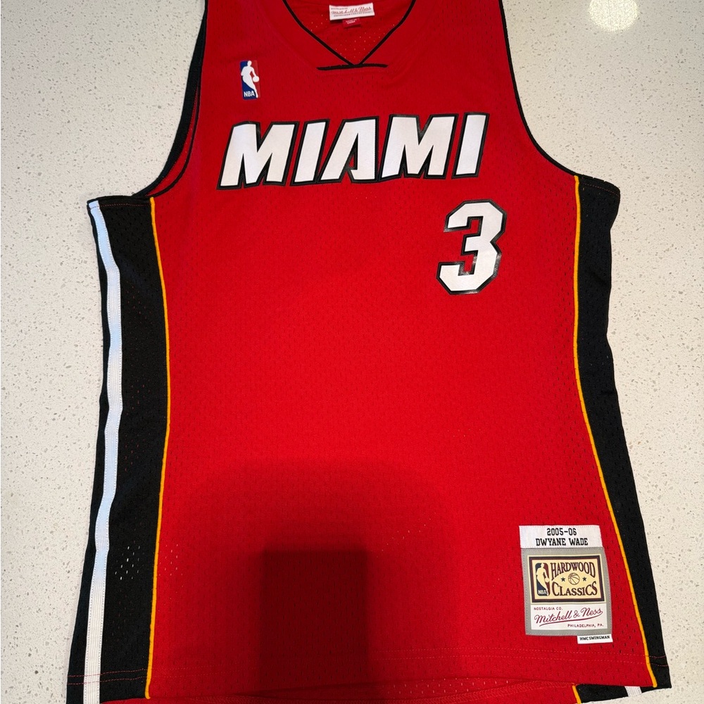 Lids Red Miami Basketball Jersey